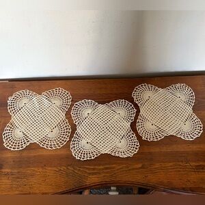 3 Vintage Doilies